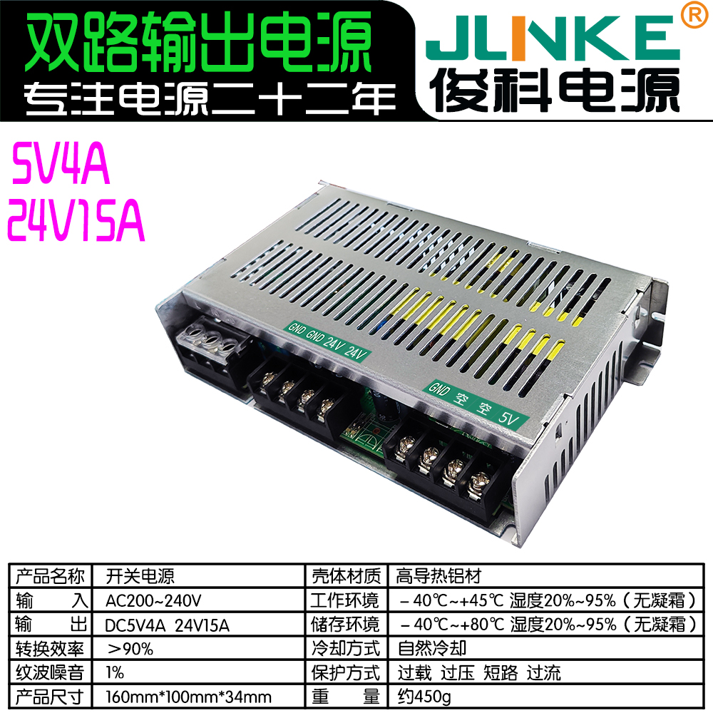 5V4A/24V15A