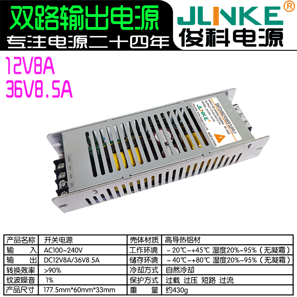 12V8A/36V8.5A